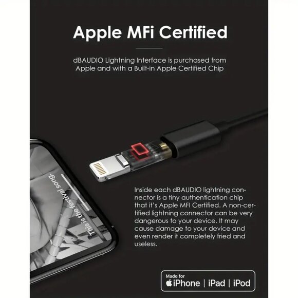 PaloVue Black MFi Certified In-Ear Lightning Earphones For iPhone - Picture 5 of 14